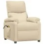 Elektrischer Massagesessel aus cremefarbenem Stoff von vidaXL, Elektrische Massagesessel - Ref: Foro24-3073826, Preis: 243,98...