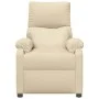 Elektrischer Massagesessel aus cremefarbenem Stoff von vidaXL, Elektrische Massagesessel - Ref: Foro24-3073826, Preis: 243,98...