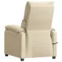 Elektrischer Massagesessel aus cremefarbenem Stoff von vidaXL, Elektrische Massagesessel - Ref: Foro24-3073826, Preis: 243,98...