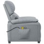 Sillón de masaje eléctrico tela gris claro de vidaXL, Sillones de masaje eléctricos - Ref: Foro24-3073827, Precio: 267,31 €, ...