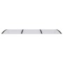 Marquesina de puerta policarbonato negro 300x100 cm en Toldos | Comprar online en Foru.es