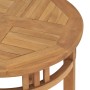 Mesa de bistró de madera maciza de teca Ø60x75,5 cm en Mesas de comedor | Comprar online en Foru.es