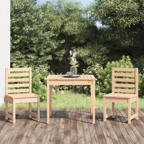 Mesa y sillas de jardín 3 piezas madera maciza de pino en Conjuntos de jardín | Comprar online en Foru.es
