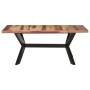 Mesa de comedor de madera acacia acabado miel 180x90x75 cm de vidaXL, Mesas de cocina y de comedor - Ref: Foro24-321548, Prec...