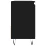 Armario de baño madera contrachapada negro 65x33x60 cm de vidaXL, Tocadores de baño - Ref: Foro24-831605, Precio: 65,73 €, De...