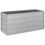 Arriate de acero galvanizado plateado 100x40x45 cm de vidaXL, Maceteros y jardineras - Ref: Foro24-316897, Precio: 31,64 €, D...