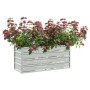 Arriate de acero galvanizado plateado 100x40x45 cm de vidaXL, Maceteros y jardineras - Ref: Foro24-316897, Precio: 31,64 €, D...