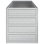 Arriate de acero galvanizado plateado 100x40x45 cm de vidaXL, Maceteros y jardineras - Ref: Foro24-316897, Precio: 31,64 €, D...