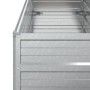 Arriate de acero galvanizado plateado 100x40x45 cm de vidaXL, Maceteros y jardineras - Ref: Foro24-316897, Precio: 31,64 €, D...