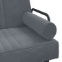 Sofá cama en forma de L terciopelo gris oscuro 260x140x70 cm de vidaXL, Sofás - Ref: Foro24-3157243, Precio: 420,02 €, Descue...