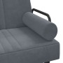 Sofá cama en forma de L terciopelo gris oscuro 260x140x70 cm de vidaXL, Sofás - Ref: Foro24-3157243, Precio: 474,76 €, Descue...