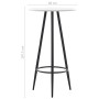 Juego de mesa alta y taburetes 5 piezas plástico negro de vidaXL, muebles para cocinas y comedores - Ref: Foro24-279761, Prec...