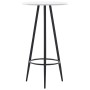 Juego de mesa alta y taburetes 5 piezas tela gris oscuro de vidaXL, muebles para cocinas y comedores - Ref: Foro24-3051134, P...