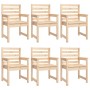 Juego de comedor de jardín 7 piezas madera maciza de pino en Conjuntos de jardín | Comprar online en Foru.es