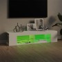 Mueble de TV con luces LED blanco 135x39x30 cm de vidaXL, Muebles TV - Ref: Foro24-804229, Precio: 77,32 €, Descuento: %