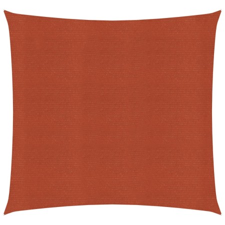 Toldo de vela terracota HDPE 160 g/m² 6x6 m de vidaXL, Sombrillas - Ref: Foro24-311334, Precio: 71,43 €, Descuento: %