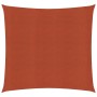 Toldo de vela terracota HDPE 160 g/m² 6x6 m de vidaXL, Sombrillas - Ref: Foro24-311334, Precio: 71,43 €, Descuento: %