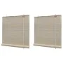 Estor enrollable de bambú natural 2 unidades 120x160 cm de vidaXL, Persianas y estores - Ref: Foro24-278742, Precio: 41,62 €,...