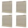 Estor enrollable de bambú natural 4 unidades 120x160 cm de vidaXL, Persianas y estores - Ref: Foro24-278743, Precio: 75,85 €,...