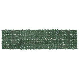 Toldo para balcón con hojas verde oscuro 400x100 cm en Sombrillas | Comprar online en Foru.es