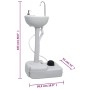 Juego de lavabo y depósito de agua portátil para camping de vidaXL, Camping y senderismo - Ref: Foro24-3154903, Precio: 213,9...