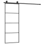 Sliding door with ESG aluminum glass hardware set 76x205 cm by vidaXL, Doors for the home - Ref: Foro24-3152146, Price: 213,4...