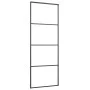 Sliding door with ESG aluminum glass hardware set 76x205 cm by vidaXL, Doors for the home - Ref: Foro24-3152146, Price: 213,4...