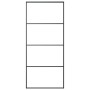 Puerta corredera con set herrajes vidrio ESG aluminio 90x205 cm de vidaXL, Puertas para el hogar - Ref: Foro24-3152148, Preci...