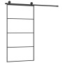 Puerta corredera set herrajes vidrio ESG aluminio 102,5x205 cm de vidaXL, Puertas para el hogar - Ref: Foro24-3152150, Precio...