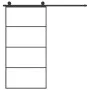 Schiebetür-Glasbeschlag-Set ESG-Aluminium 102,5x205 cm von vidaXL, Türen für zu Hause - Ref: Foro24-3152150, Preis: 272,73 €,...