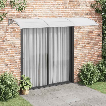 Marquesina de puerta policarbonato gris 300x75 cm en Toldos | Comprar online en Foru.es