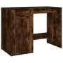 Escritorio madera contrachapada roble ahumado 100x49x75 cm de vidaXL, Escritorios - Ref: Foro24-816789, Precio: 69,25 €, Desc...