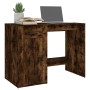 Escritorio madera contrachapada roble ahumado 100x49x75 cm de vidaXL, Escritorios - Ref: Foro24-816789, Precio: 69,25 €, Desc...