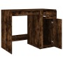 Escritorio madera contrachapada roble ahumado 100x49x75 cm de vidaXL, Escritorios - Ref: Foro24-816789, Precio: 69,25 €, Desc...
