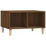 Mesa de centro madera contrachapada marrón roble 60x50x36,5 cm de vidaXL, Mesas de centro - Ref: Foro24-821035, Precio: 31,44...