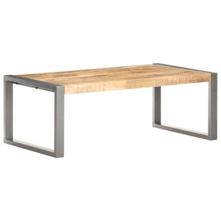 Mesa de centro madera de mango rugosa 110x60x40 cm de vidaXL, Mesas de centro - Ref: Foro24-321556, Precio: 142,26 €, Descuen...