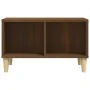 Mesa de centro madera contrachapada marrón roble 60x50x36,5 cm de vidaXL, Mesas de centro - Ref: Foro24-821035, Precio: 31,44...