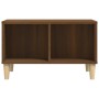 Mesa de centro madera contrachapada marrón roble 60x50x36,5 cm de vidaXL, Mesas de centro - Ref: Foro24-821035, Precio: 31,44...