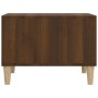 Mesa de centro madera contrachapada marrón roble 60x50x36,5 cm de vidaXL, Mesas de centro - Ref: Foro24-821035, Precio: 31,44...