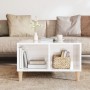 Mesa de centro madera contrachapada blanco brillo 60x50x36,5 cm de vidaXL, Mesas de centro - Ref: Foro24-821030, Precio: 51,9...