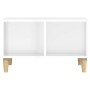 Mesa de centro madera contrachapada blanco brillo 60x50x36,5 cm de vidaXL, Mesas de centro - Ref: Foro24-821030, Precio: 51,9...