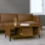 Mesa de centro madera contrachapada marrón roble 90x50x36,5 cm de vidaXL, Mesas de centro - Ref: Foro24-821075, Precio: 49,21...