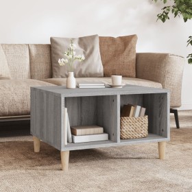 Mesa de centro madera contrachapada gris Sonoma 60x50x36,5 cm de vidaXL, Mesas de centro - Ref: Foro24-821034, Precio: 35,10 ...