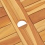 Juego de comedor para jardín 5 piezas madera maciza de teca en Conjuntos de jardín | Comprar online en Foru.es