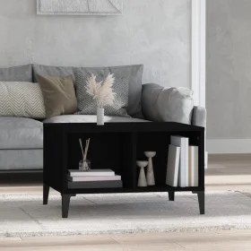 Mesa de centro madera contrachapada negro 60x50x36,5 cm de vidaXL, Mesas de centro - Ref: Foro24-821037, Precio: 38,60 €, Des...