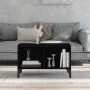 Mesa de centro madera contrachapada negro 60x50x36,5 cm de vidaXL, Mesas de centro - Ref: Foro24-821037, Precio: 38,60 €, Des...