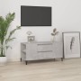 Mueble de TV madera contrachapada gris hormigón 102x44,5x50 cm de vidaXL, Muebles TV - Ref: Foro24-819608, Precio: 83,60 €, D...