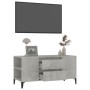 Mueble de TV madera contrachapada gris hormigón 102x44,5x50 cm de vidaXL, Muebles TV - Ref: Foro24-819608, Precio: 83,60 €, D...