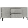 Mueble de TV madera contrachapada gris hormigón 102x44,5x50 cm de vidaXL, Muebles TV - Ref: Foro24-819608, Precio: 83,60 €, D...