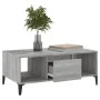Mesa de centro madera contrachapada gris Sonoma 90x50x36,5 cm de vidaXL, Mesas de centro - Ref: Foro24-821074, Precio: 69,74 ...